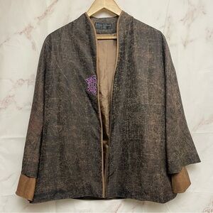 The Art Institute Of Chicago 100% Silk Kimono Jacket - C47